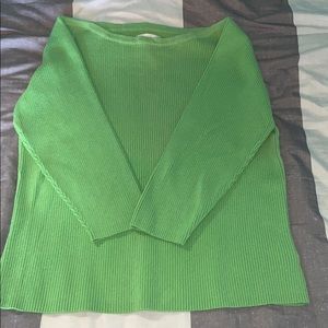 Ladies size medium green sweater